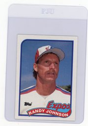 Randy Johnson Rookie Card 1989 Topps Baseball Card