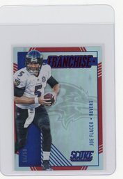 2016 Panini Score Joe Flacco Franchise Jumbo Red Football Card