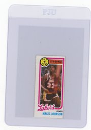 Magic Johnson Rookie Card 1980 Topps Basketball Card