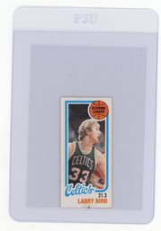 Larry Bird Rookie Card 1980 Topps Basketball Card