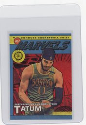 2020 Panini Donruss Jayson Tatum Net Marvels Basketball Card