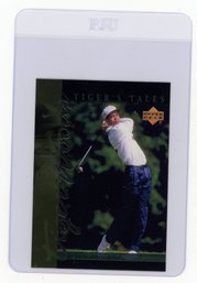 Tiger Woods Rookie Card 2001 Upper Deck Tiger's Tales Golf Card