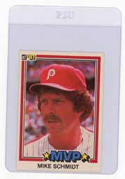 1981 Donruss Mike Schmidt Baseball Card