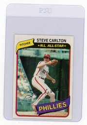 1980 Topps Steve Carlton Baseball Card