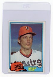 1981 Topps Nolan Ryan Baseball Card