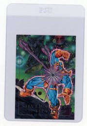 1992 Skybox Marvel Masterpieces Silver Surfer Vs Thanos Marvel Card