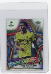 2021 Topps Chrome UEFA Champions League Jude Bellingham Future Stars Refractor Soccer Card