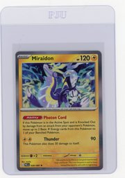 2026 Pokemon Mega Evolution Pitch Black Miraidon Holo Pokemon Card