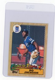 Bo Jackson Rookie Card 1987 Topps Future Star Baseball Card