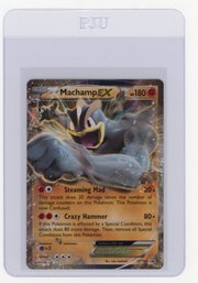 2016 Pokemon XY Machamp EX Holo Black Star Promo Pokemon Card