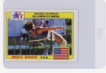 1983 Topps Greatest Olympians Bruce Jenner Track & Field Card