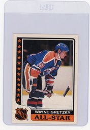 1986 Topps Wayne Gretzky All Star Hockey Sticker