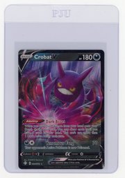 2021 Pokemon Sword & Shield Shining Fates Crobat V Holo Pokemon Card