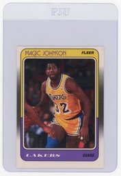 1988 Fleer Magic Johnson Basketball Card