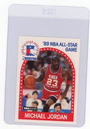 1989 NBA Hoops Michael Jordan All Star Basketball Card