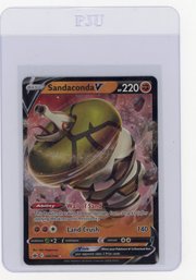 2021 Pokemon Sword & Shield Chilling Reign Sandaconda V Holo Pokemon Card