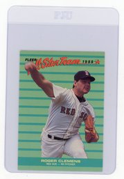 1988 Fleer Roger Clemens All Star Baseball Card