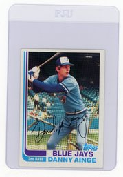 1982 Topps Danny Ainge Baseball Card