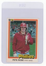 1981 Donruss Pete Rose Baseball Card