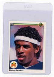 Deion Sanders Rookie Card 1990 Upper Deck Baseball Card