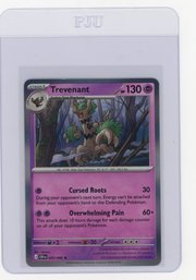 2026 Pokemon Mega Evolution Chaos Rising Trevenant Holo Pokemon Card