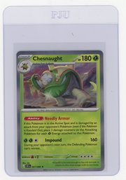 2026 Pokemon Mega Evolution Chaos Rising Chesnaught Holo Pokemon Card