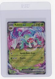 2025 Pokemon Scarlet & Violet Destined Rivals Rabsca Ex Holo Pokemon Card