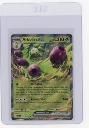 2025 Pokemon Scarlet & Violet Destined Rivals Arboliva Ex Holo Pokemon Card