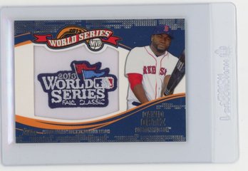 2014 Topps Update David Ortiz World Series Commemorative Patch Baseball Card