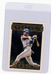 1994 Topps Sammy Sosa Topps Black Gold Baseball Card