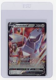 2020 Pokemon Sword & Shield Champion's Path Duraludon V Holo Pokemon Card