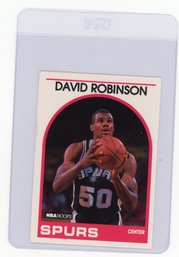 David Robinson Rookie Card 1989 NBA Hoops Basketball Card