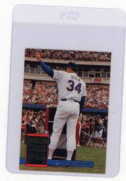 1994 Donruss Nolan Ryan Career Salute Baseball Card