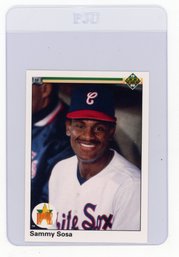 Sammy Sosa Rookie Card 1990 Upper Deck Star Rookie Baseball Card