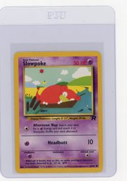 2000 Pokemon Team Rocket Slowpoke Pokemon Card