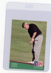John Daly Rookie Card 1991 Pro Set Golf Card