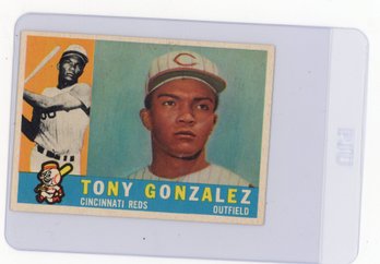 1960 Topps Tony Gonzalez Baseball Card
