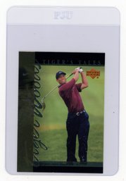 Tiger Woods Rookie Card 2001 Upper Deck Tiger's Tales Golf Card