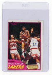 1981 Topps Magic Johnson Basketball Card