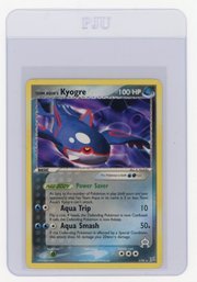 2004 Pokemon EX Team Magma Vs Team Aqua Team Aqua's Kyogre Holo Pokemon Card