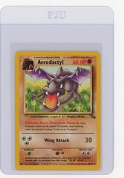 1999 Pokemon Fossil Aerodactyl Pokemon Card
