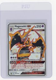 2019 Pokemon Sun & Moon Hidden Fates Naganadel GX Full Art Holo Pokemon Card