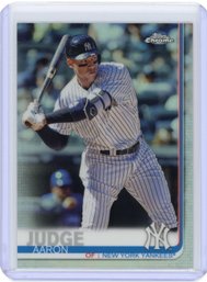 Aaron Judge Refractor Baseball Card