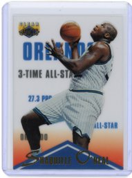 Shaquille Oneal Clear Assets Acetate Basketball Card