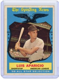 1960 Luis Aparicio The Sporting News Vintage Baseball Card