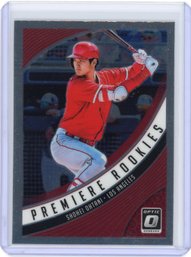 2018 Optic Baseball Shohei Ohtani Rookie Baseball Card