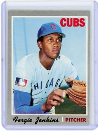 1970 Topps Fergie Jenkins Baseball Card