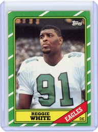 1986 Topps Reggie White Rookie Football Card