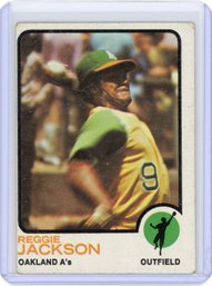 1973 Topps REGGIE JACKSON Baseball Card