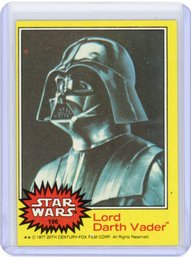 1977 Topps Lord Darth Vader Rookie Card